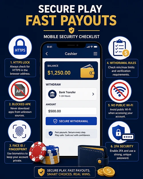 Fast payout pokies security checks on mobile
