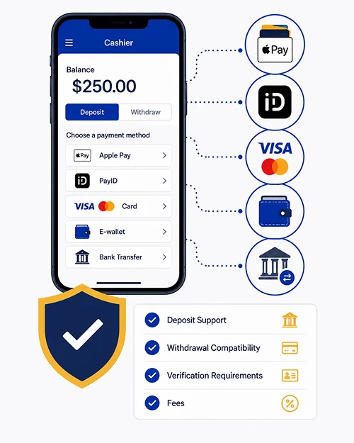 Apple Pay checks for iPhone pokies